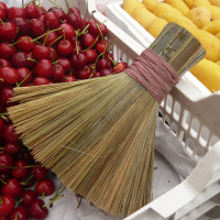 厨房用大小刷子刷锅洗锅刷清洁神器碗碟刷竹制品手工制作整理用具 长23厘米