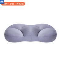 新型多功能保健枕新款云枕大包围陷入式深睡眠枕单人护颈椎贴肤锁 灰色枕头一个