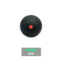 瑜伽花生球泡沫轴肌肉放松肩颈背部足底腰部按摩EPP高硬度筋膜球 单球8厘米 黑色