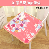 多功能加热坐垫家用电热垫女办电暖垫小电热毯办公室插电发热椅垫 [45*45]加厚单层加热坐垫 -