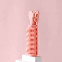 发根蓬松神器发夹懒人刘海卷发筒头顶头发蓬松神器女夹子卷发夹 视频款：单个粉色