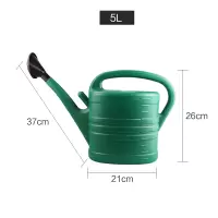 家用塑料洒水壶加厚长嘴淋花喷壶5L8L大容量种菜园艺浇花喷水壶 单手柄-5L