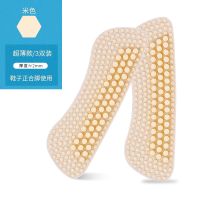 高跟鞋防脱落防掉鞋防磨脚神器脚后跟贴专用加厚防掉跟鞋贴后跟帖 [3双装]米色超薄款