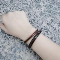 西藏鸡血藤手镯情侣镯子复古古装配饰素藤镯 无节藤粗4-5mm 10cm