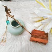 守望之光 王者大乔法杖发簪汉服发饰步摇古装头饰汉元素配饰簪子 发簪一个(带流苏)