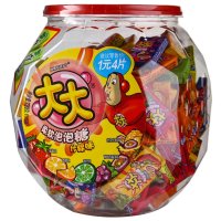 大大柔软泡泡糖什锦150片720g/罐