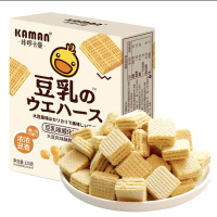 咔啰卡曼豆乳味威化饼干120g(新)