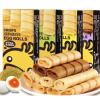 咔啰卡曼咸蛋黄味脆皮蛋卷100g(新)