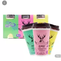 鹿角巷三连杯混合装牛乳茶80g*3杯(新)(条码6959024003815)