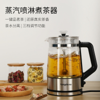 龙的(longde)黑茶壶煮茶器蒸汽喷淋玻璃壶电热水壶电煮茶壶全自动保温泡茶养生壶LD-ZC101A