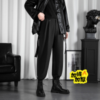 休闲裤男运动裤春秋痞帅韩版潮流束脚加绒宽松卫裤ins高街百搭秋冬外穿 wsng