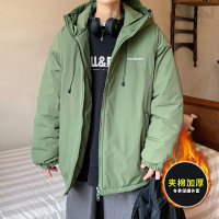 桑延冲锋衣外套男秋冬2022新款潮牌加厚美式机能工装棉衣棉服夹克 Wsng