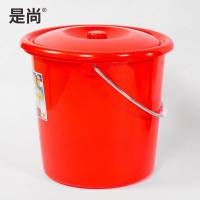 是尚 家用塑料水桶 18L*10只装 颜色随机