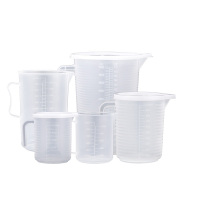 是尚 量杯 加厚食品级透明带刻度塑料量杯 厨房烘焙工具 1个