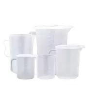 是尚 量杯 加厚食品级透明带刻度塑料量杯 厨房烘焙工具 1个
