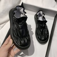 枫述豆豆鞋女2021年春季新款百搭休闲单鞋一脚蹬乐福鞋子平底女鞋