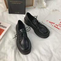 枫述小皮鞋女英伦2021春季新款韩版学院风松糕单鞋日系jk制服平底鞋子