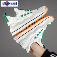 枫述2021春季新款运动休闲男鞋跑步白鞋潮鞋百搭韩版潮流夏季透气网面