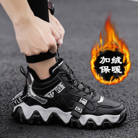 枫述冬天男士雪地靴冬季高帮加厚保暖加绒二棉鞋东北防水潮鞋马丁皮靴