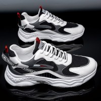 枫述男鞋秋季新款韩版网面休闲百搭老爹鞋软底运动跑步鞋2022潮鞋青年