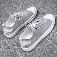 述雅男鞋2021年新款潮流百搭休闲老北京布鞋夏季透气小白板鞋帆布潮鞋