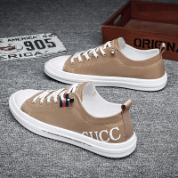 述雅原宿港风鞋子男潮鞋韩版百搭懒人鞋一脚蹬休闲帆布鞋男士男生板鞋