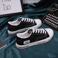 述雅网红帆布鞋男春季2021新款韩版潮流百搭学生板鞋男士布鞋社会潮鞋