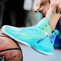 述雅鞋子男潮鞋百搭潮流学生篮球运动休闲球鞋夏季透气男生防滑高帮鞋