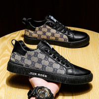 述雅2021年新款春季精神小伙网红男鞋子潮牌休闲平底板鞋帆布春秋潮鞋