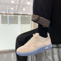 述雅鞋子男潮鞋ins果冻底小白鞋夏季透气男鞋韩版百搭潮流运动休闲鞋