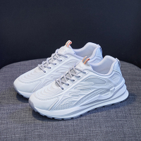 述雅显脚小老爹鞋女鞋2022年春季新款百搭厚底运动休闲鞋透气小白鞋女