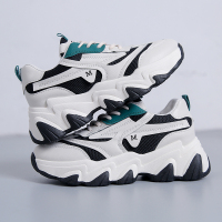 述雅老爹鞋女2022春季新款ins潮学生韩版透气百搭休闲鞋厚底运动鞋子