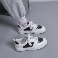 述雅时尚小白休闲运动鞋女ins潮街拍小众百搭2022年新款秋冬帆布板鞋