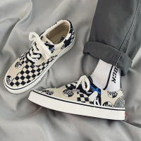 述雅鞋子男潮鞋ins原宿风帆布鞋男2021年新款韩版潮流百搭板鞋秋冬季