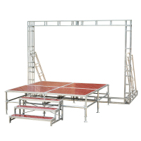 震敬舞台搭建舞台桁架活动展会行架婚庆广告喷绘架子