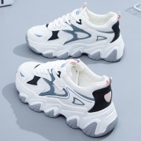 苏芈厚底老爹鞋女秋季2021新款秋冬百搭ins潮休闲运动女鞋小白鞋