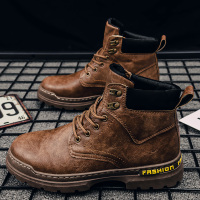 苏芈华璐琦马丁靴男士夏秋季春秋款薄款高帮鞋作战术低帮工装战狼沙漠训皮靴子