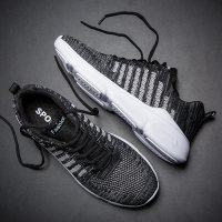 苏芈华璐琦夏秋季男鞋新款透气百搭男士运动休闲鞋网面跑步潮鞋