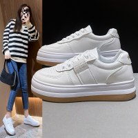 苏芈2022新款秋冬小白帆布板鞋女街拍小众百搭运动厚底ins潮鞋