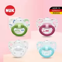 NUK印花硅胶安抚奶嘴 (0-6个月）绿色小恐龙