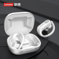 联想(Lenovo) LP7白色 真无线蓝牙耳机 入耳挂耳式跑步运动游戏耳机 重低音音乐耳机 兼容蓝牙设备手机通用
