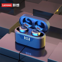 联想(Lenovo) LP12 黑色 真无线蓝牙耳机 入耳式跑步运动游戏耳机 重低音音乐耳机