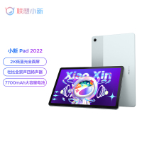 联想平板小新Pad 2022 10.6英寸 学习办公娱乐影音平板电脑 莱茵低蓝光护眼 学习模式 2k全面屏 4GB+64GB WIFI 静湖蓝