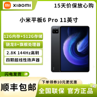 小米平板6Pro(xiaomiPad) 11英寸 骁龙8+强芯 144Hz高刷护眼 2.8K超清 12G+512GB 移动办公娱乐平板电脑 黑色
