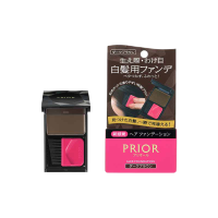 [日本直邮]资生堂PRIOR遮盖白发染发粉膏发根快速补色自然染发刷
