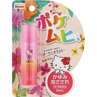 [日本直邮]MUHI池田模范堂hello kitty儿童全家便携驱蚊止痒液滚珠