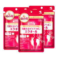 [3件]日本直邮小林制药命之母发酵大豆异黄酮30粒 更年期生理期保护卵cao