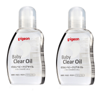 [日本本土版]Pigeon贝亲婴儿抚触按摩油 宝宝去头垢保湿润肤油80ml*2