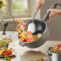 小熊（Bear）电炒锅 电火锅 电煮锅 家用一体大功率DCG-S28R2