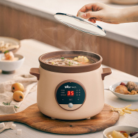 小熊（Bear）多功能锅电火锅电炒锅家用烤肉锅煎烤机加深多用途料理锅网红锅火锅锅 6L大容量 LLG-A15X1